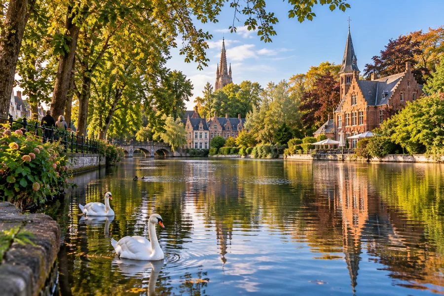 Von Amsterdam über Brügge nach Paris