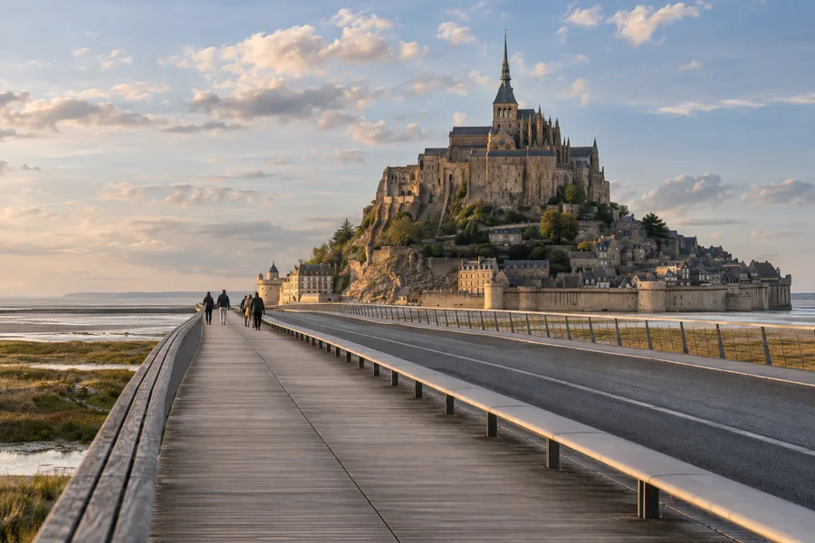 Paris und Mont-Saint-Michel