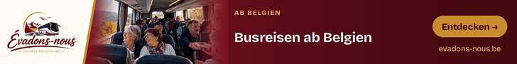 Busreisen ab Belgien – Évadons-nous