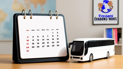 Abfahrtskalender für organisierte Busreisen ab Belgien