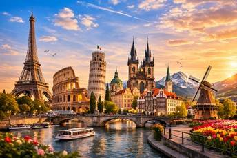 Destinations en Europe accessibles en autocar depuis la Belgique