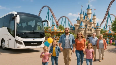Theme parks coach trips from Belgium for fun thrilling experiences