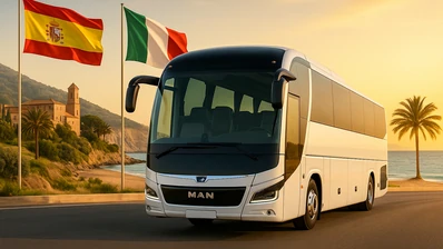 Lanzaderas en autocar entre Bélgica, España e Italia