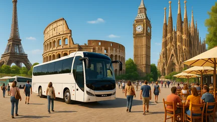 Voyages en autocar au départ de la Belgique vers l'Europe, excursions, city trips
