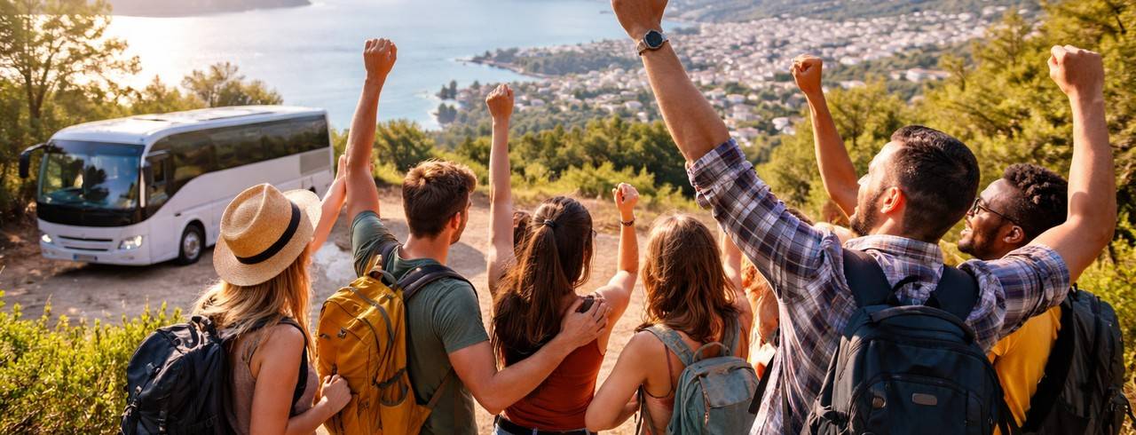 Organisation d’un voyage de groupe en autocar avec Évadons‑nous