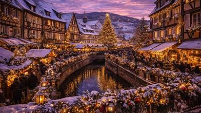 Marchés de Noël en Alsace – Villages illuminés et ambiance féerique