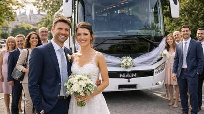 Autocar avec chauffeur pour mariage en Belgique