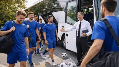 Autocar avec chauffeur pour club sportif