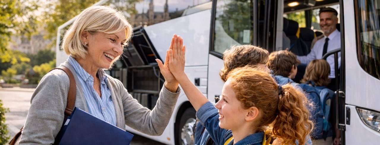 Location d'autocar avec chauffeur pour voyages scolaires