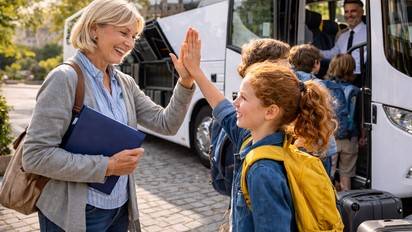 Autocar avec chauffeur pour voyage scolaire en Belgique