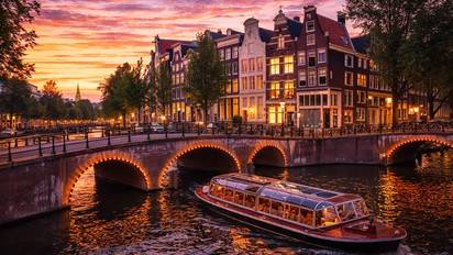 Excursion d’une journée à Amsterdam – Canaux et musées