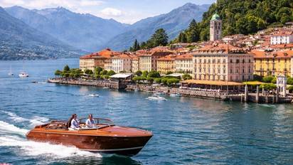 Bellagio au bord du lac de Côme, villas élégantes et panoramas alpins