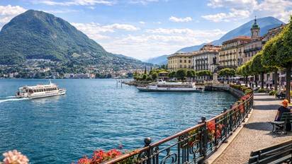 Lugano, lac et montagnes, ambiance élégante entre Italie et Suisse