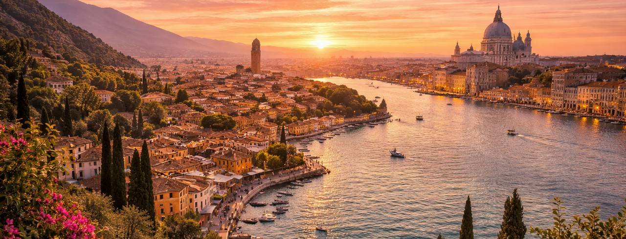 Circuit en autocar dans le nord de l’Italie – Lacs, villes d’art et paysages majestueux