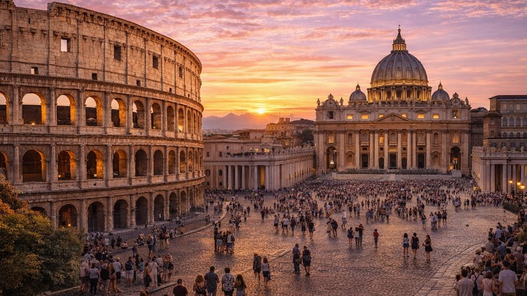 Circuit thématique pour Rome, Parme, Bologne pour groupes en autocar