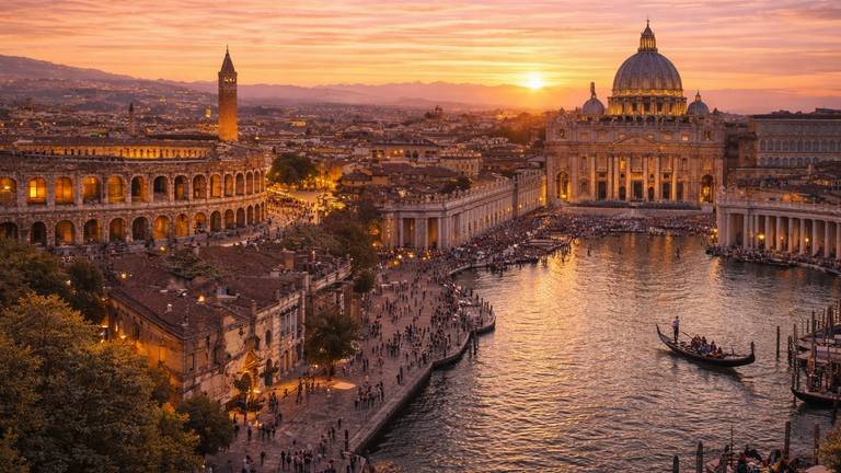 Voyage de groupe à Vérone et Venise en autocar – Arènes, canaux et sites emblématiques