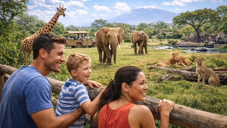 Voyage de groupe vers des parcs animaliers