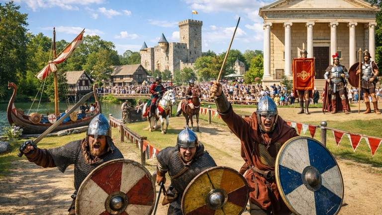 Voyage de groupe vers des parcs historiques