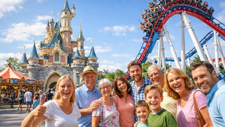 Voyages de groupe vers les parcs à thème en Europe