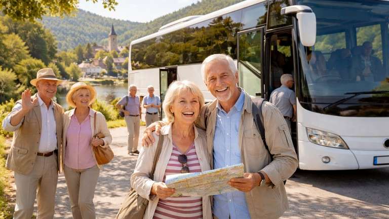 Excursion d’une journée en autocar pour groupes seniors