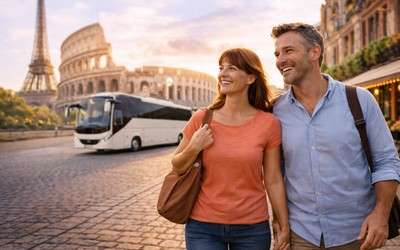 Escapade en ville en autocar au départ de la Belgique