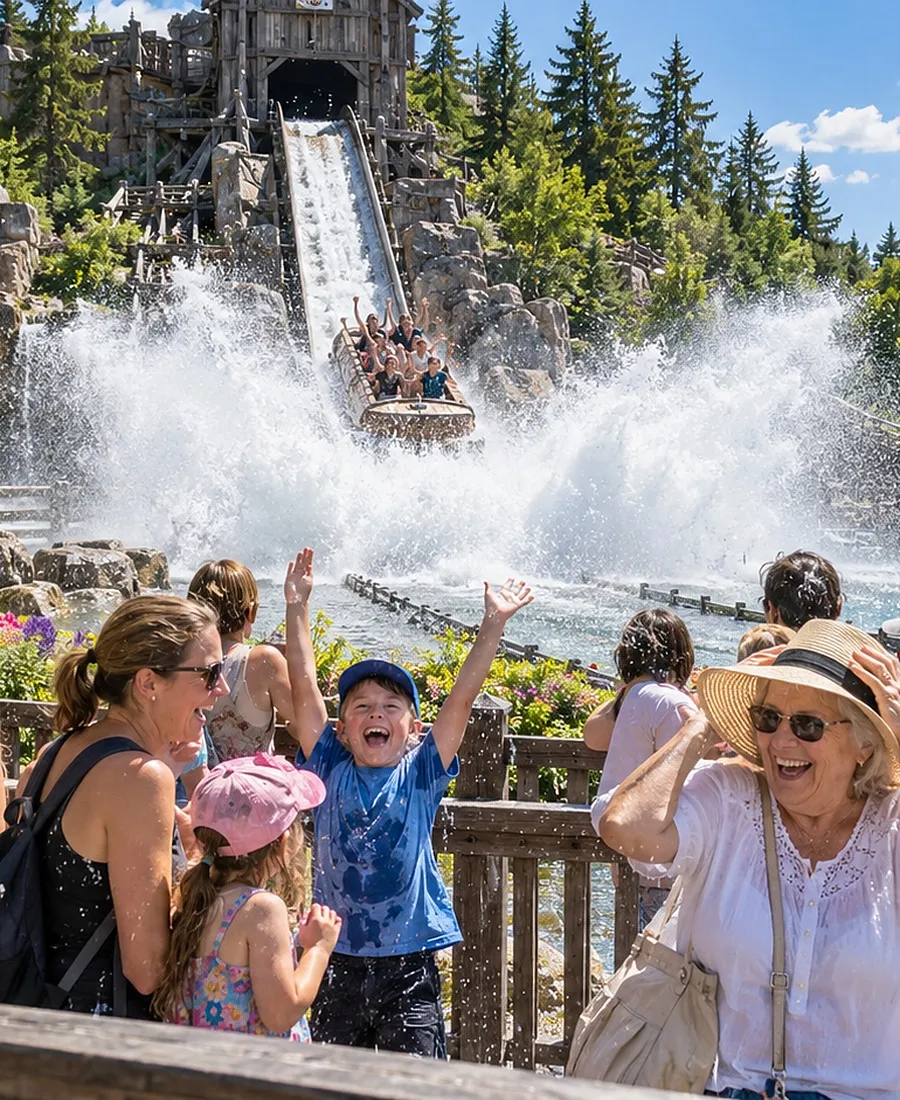 Phantasialand in gruppo: Taron, Black Mamba, F.L.Y. e Chiapas