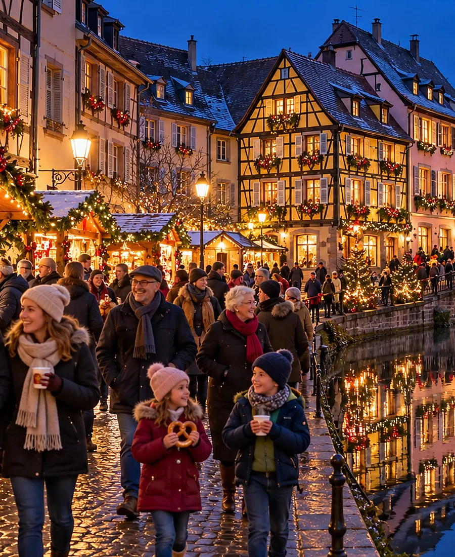 Marchés de Noël pour seniors en France