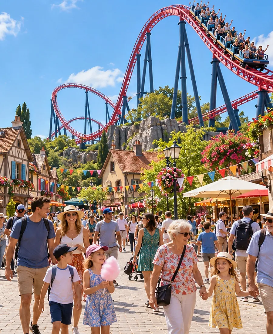 Futuroscope for groups, 3 days: rides, night-time show and Aquascope