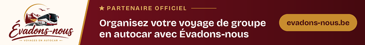 Partenaire officiel d’Évadons-nous – voyages de groupe en autocar