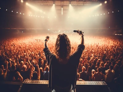 Vue d'une salle de concert