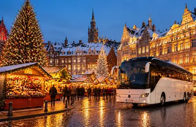 Festive Christmas market coach trips from Belgium